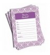 Purple Damask Invitations Envelopes Large