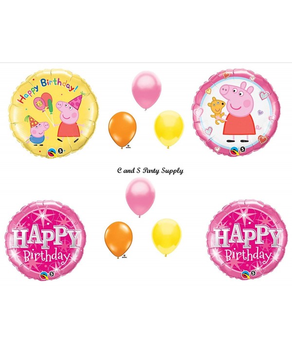 PEPPA Birthday Balloons Decorations Supplies