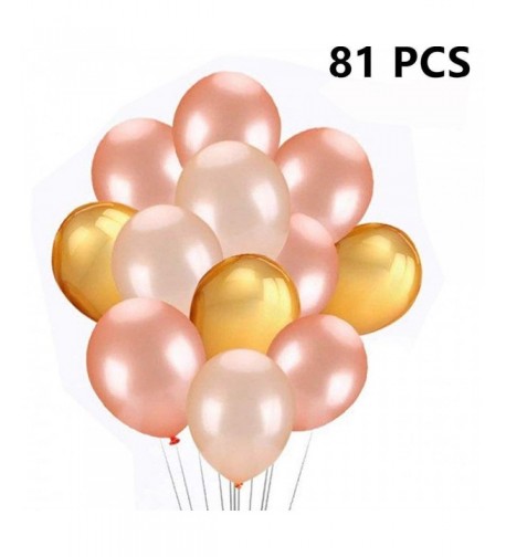 81Pcs Inchs Champagne Color Balloons