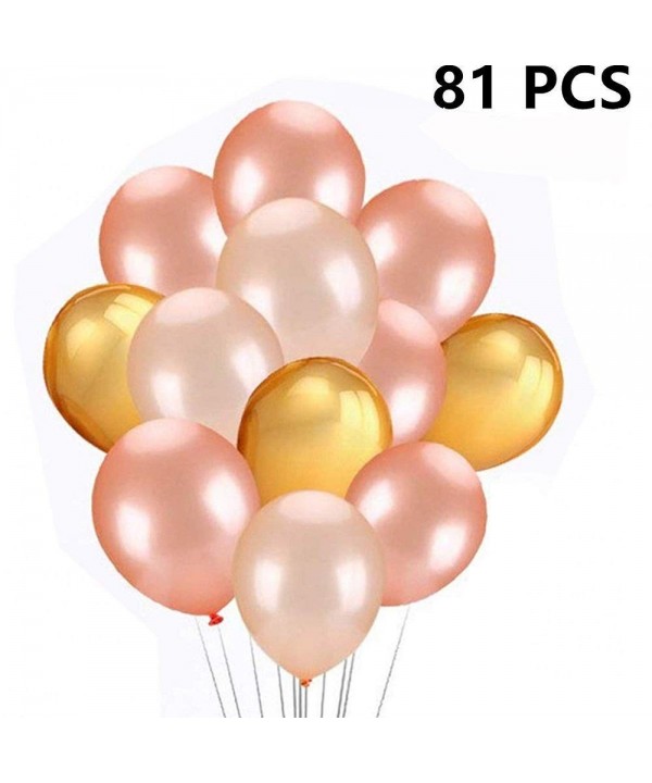 81Pcs Inchs Champagne Color Balloons
