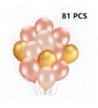 81Pcs Inchs Champagne Color Balloons