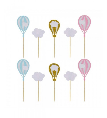 HZOnline Balloon Cupcake Birthday Decorations