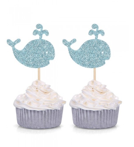 Glitter Cupcake Birthday Creature Decorations