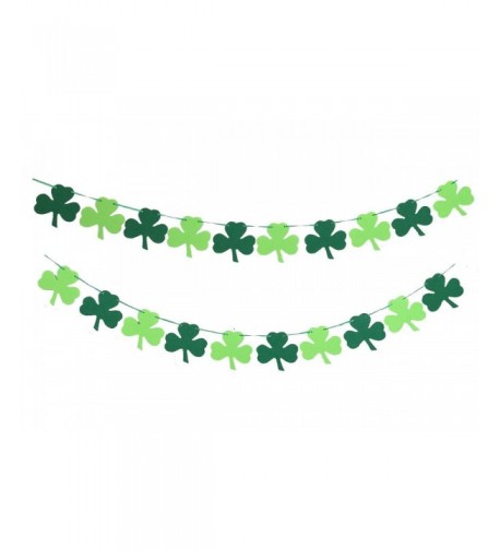 Moon Boat Shamrock Clover Garland