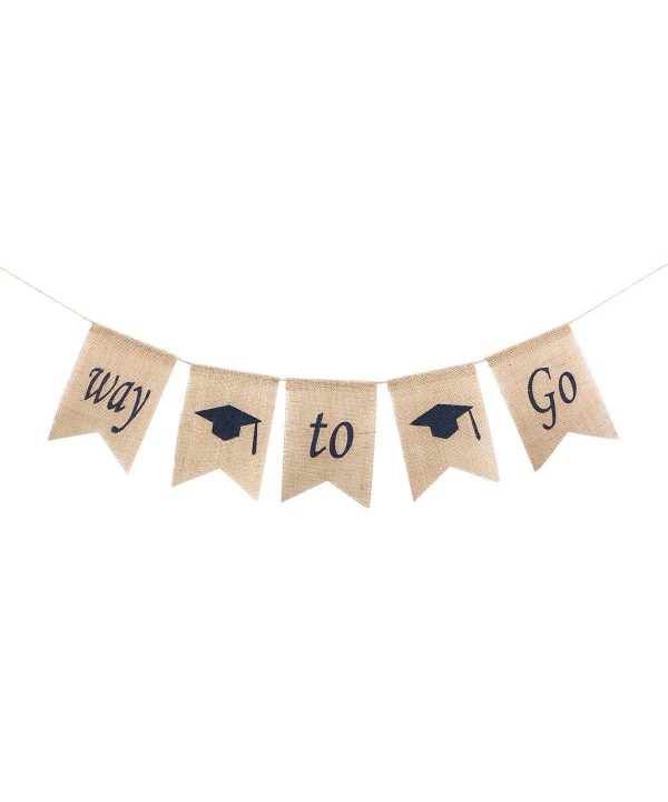 LUOEM Graduation Bunting Decoration Banners