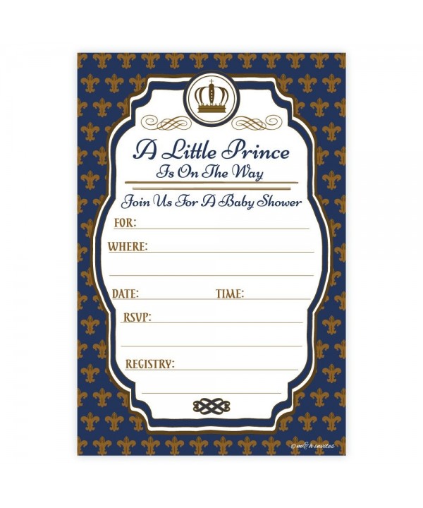 Little Prince Shower Invitations Envelopes