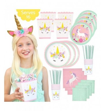 Unicorn Birthday Party Supplies Set