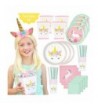 Unicorn Birthday Party Supplies Set