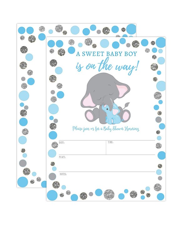 Elephant Shower Invitation Invitations Envelopes