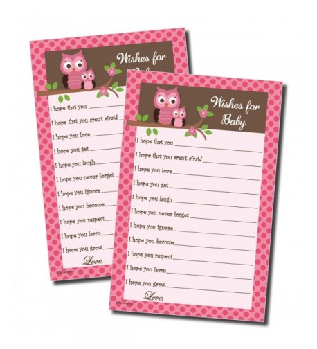 Wishes Baby Shower Game 50 sheets