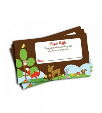 Woodland Shower Invitation Diapers 50 Cards