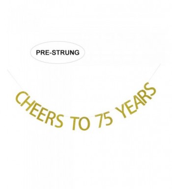 Gold Glitter Cheers Years Banner