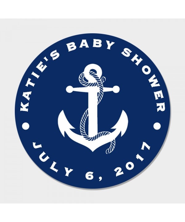 Totally Customizable Anchor Party Stickers