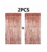 FECEDY Metallic Tinsel Curtains Decorations