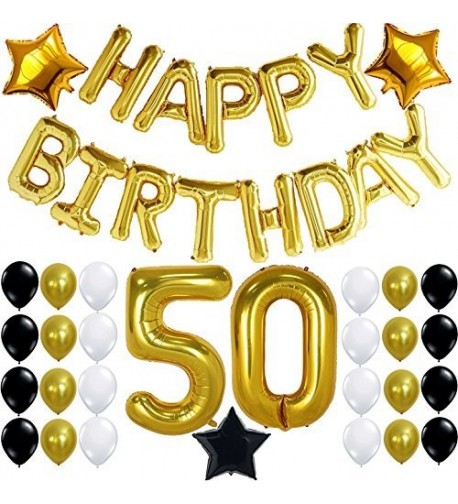 50th BIRTHDAY PARTY DECORATIONS KIT