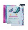 WERNNSAI Mermaid Party Invitations Envelopes