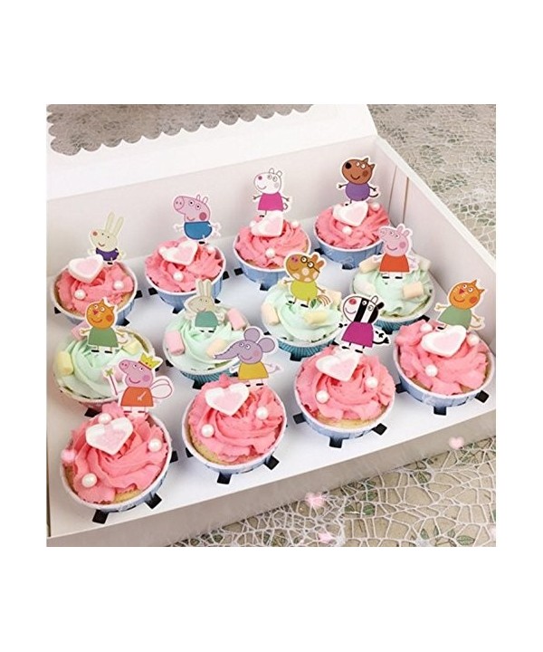 Pieces Cupcake Topper Decorative Birthday