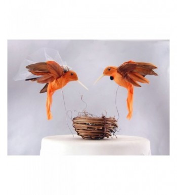 Hummingbird Cake Topper Humming Tangerine