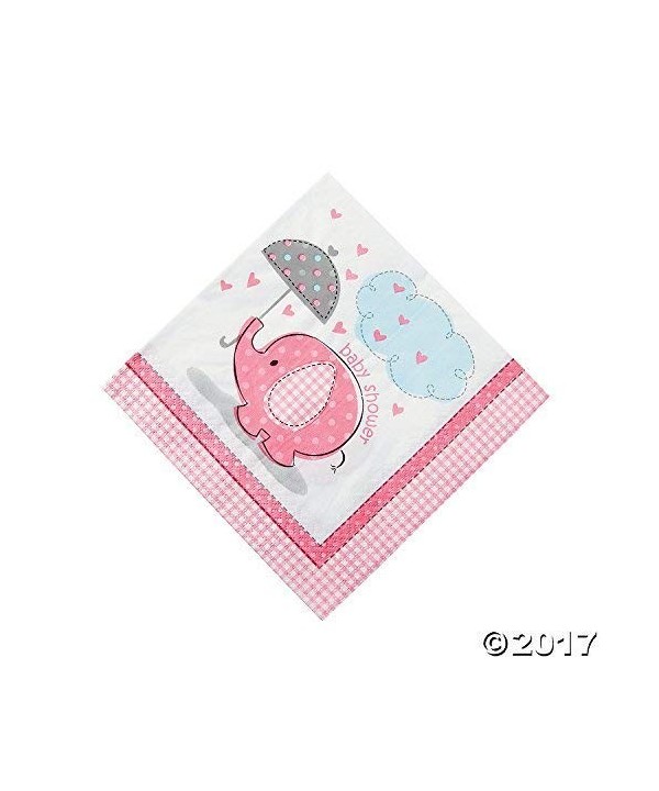 Umbrella Elephant Shower Large Napkins