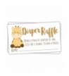 Giraffe Diaper Raffle Tickets Neutral
