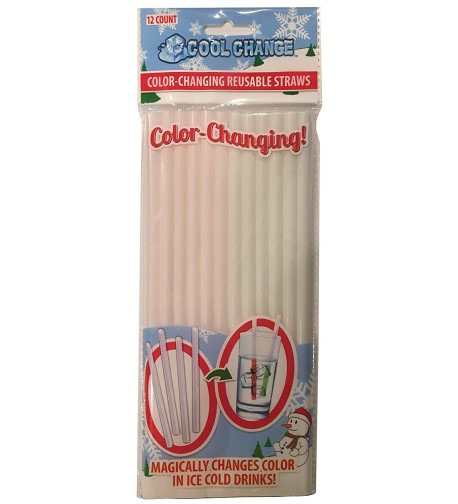 Color Change Straws Christmas Favorite