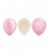 Count PEARL CONFETTI Shower Balloons