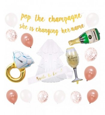Bachelorette Decoration Supplies Confetti Champagne