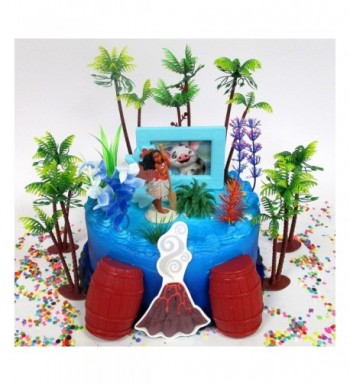Birthday Cake Featuring Decorative Accessories