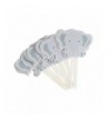 Dovewill Elephant Cupcake Toppers Decoration