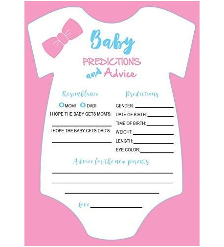 Shower Prediction Neutral BabyShower Decorations