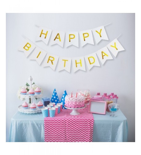 LIMITLESS White Birthday Banner Letters