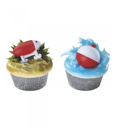 Fishing Bobbers Cupcakes Birthday Topper