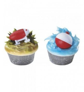 Fishing Bobbers Cupcakes Birthday Topper