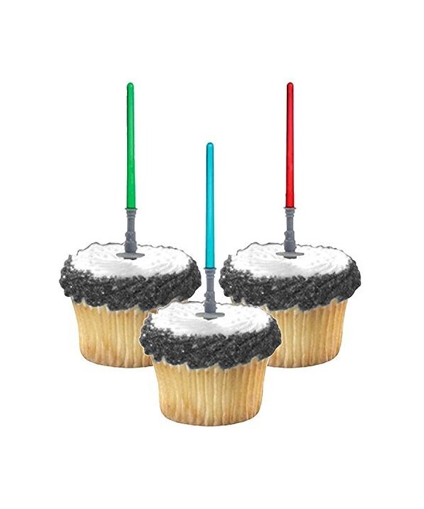 Adorox Lightsaber Cupcake Birthday Decorations