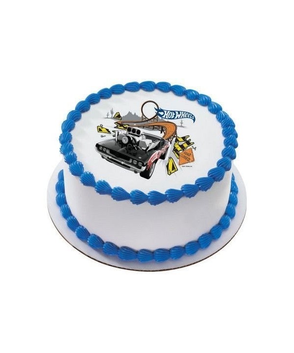 Wheels Bustin Birthday Edible Cupcake