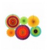 FECEDY Round Fiesta Colorful Decoration