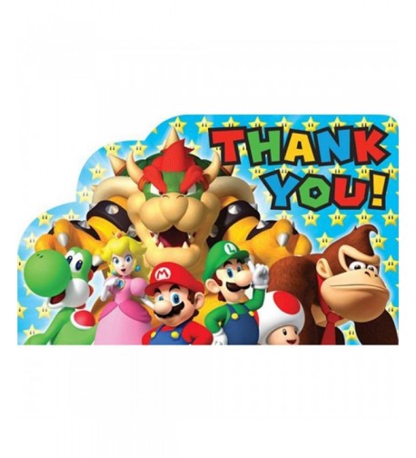 Super Mario Thank Notes Envelopes