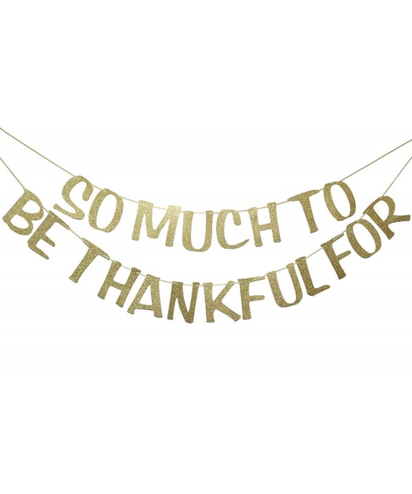 Thankful Glitter Thanksgiving Decoration Engagement