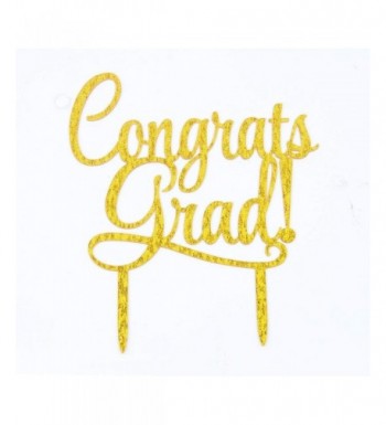 Congrats Acrylic Topper Graduation Decorations