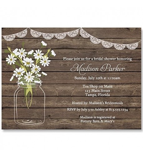 Invitations Wedding Country Printed Envelopes