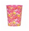 16oz Valentines Day Emoji Plastic