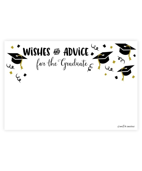 Graduation Wishes Advice Cards Count