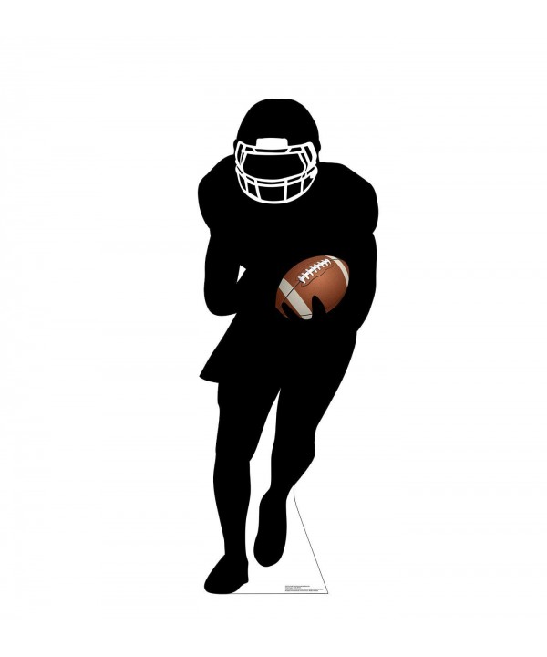 Football Player Runningback Silhouette Cardboard