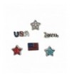 Patriotic USA Floating Locket Charms