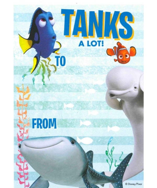 Finding Dory Thank Sheets Envelopes