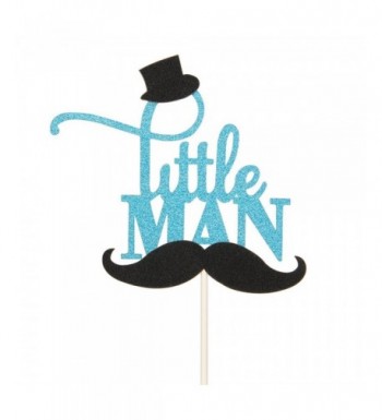 Glitter Little Mustache Birthday Decorations