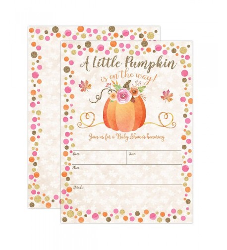 Pumpkin Shower Invitations Invitation Envelopes
