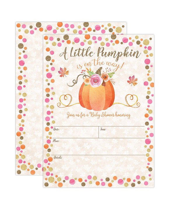 Pumpkin Shower Invitations Invitation Envelopes