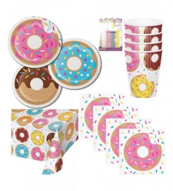 Donut Theme Party Supplies Serves