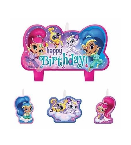 Shimmer and Shine Birthday Candles